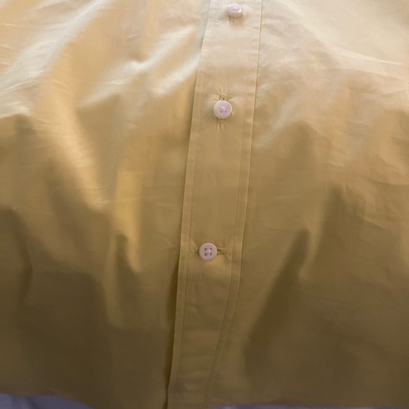 Sid Mashburn yellow long sleeve button down shirt. Medium - Picture 8 of 13